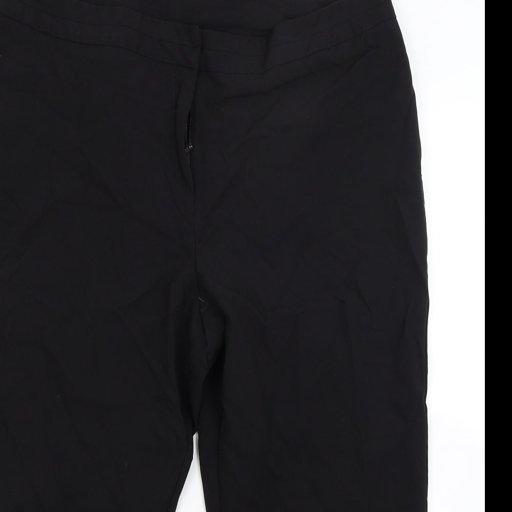 Bonmarché Womens Black   Capri Trousers Size 18 L22 in