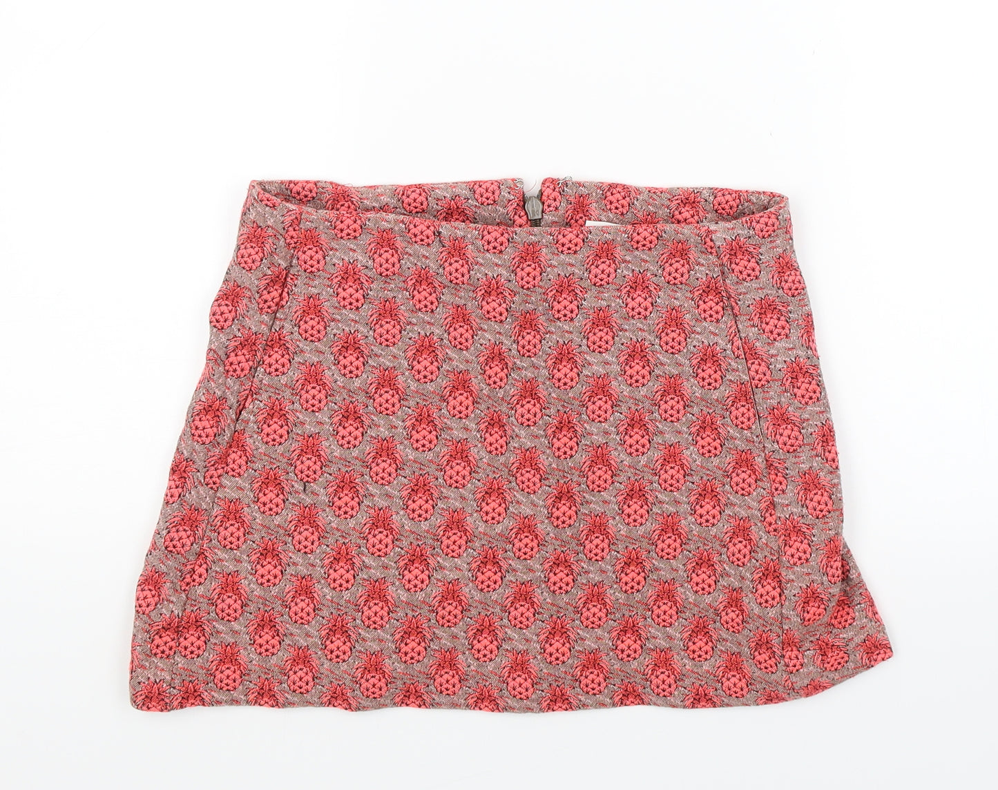 Cooperative Womens Red Floral  Mini Skirt Size S