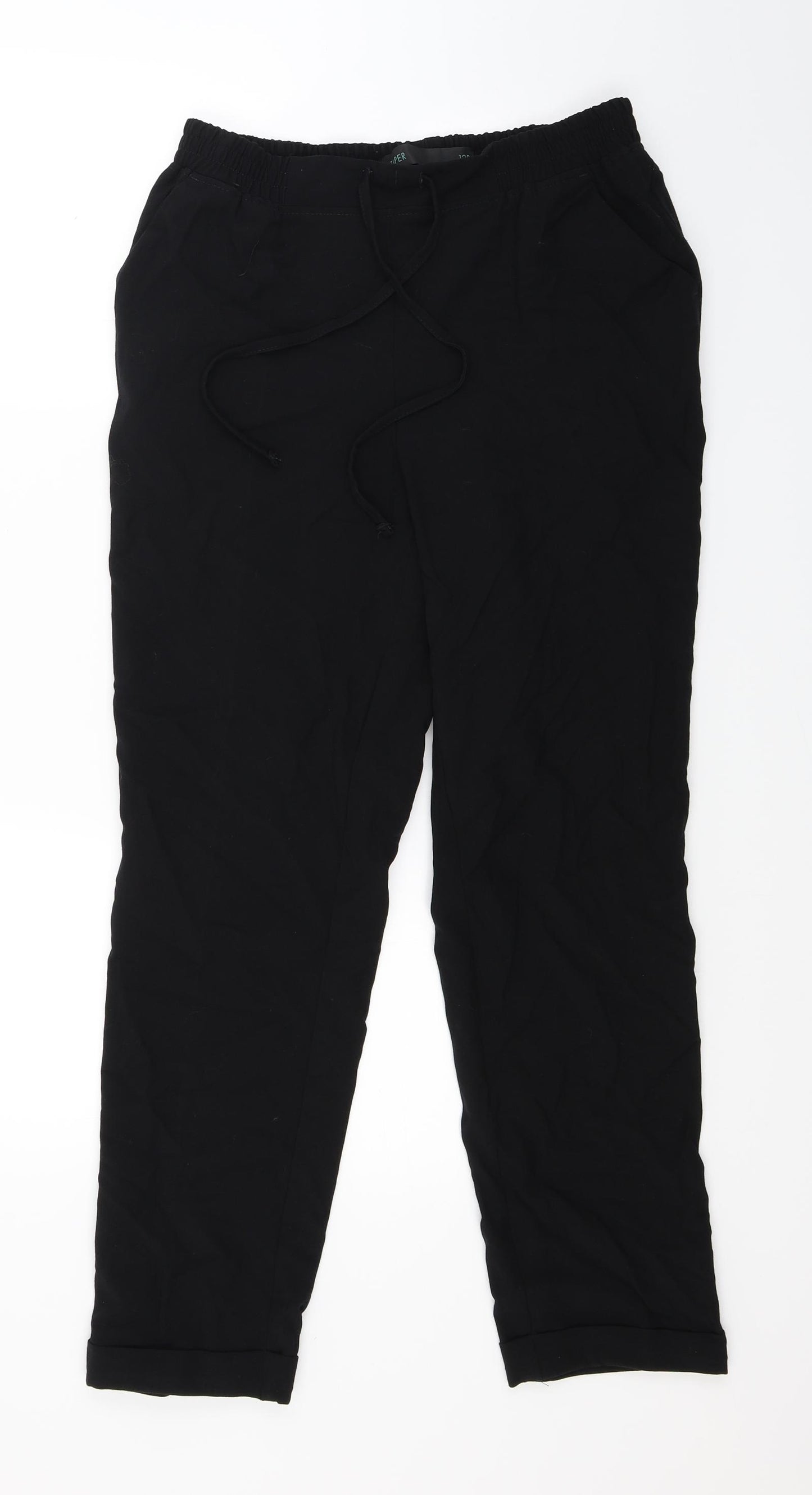 NEXT Womens Black   Trousers  Size 12 L25 in