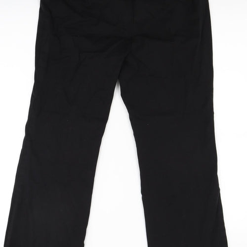 Marks and Spencer Womens Black   Trousers  Size 12 L24 in