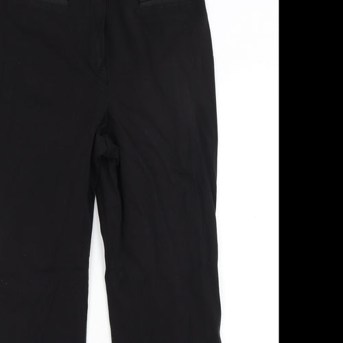 Marks and Spencer Womens Black   Trousers  Size 12 L24 in