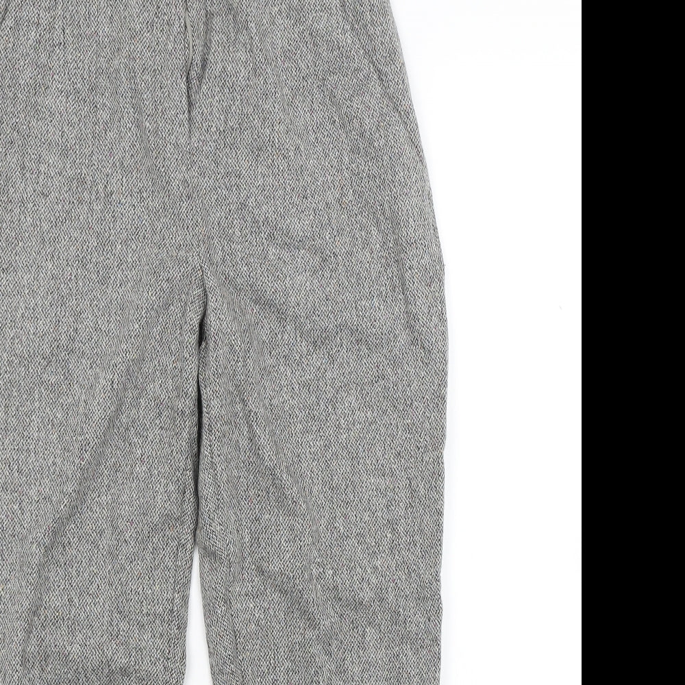 Per Una Womens Grey   Trousers  Size 8 L23 in