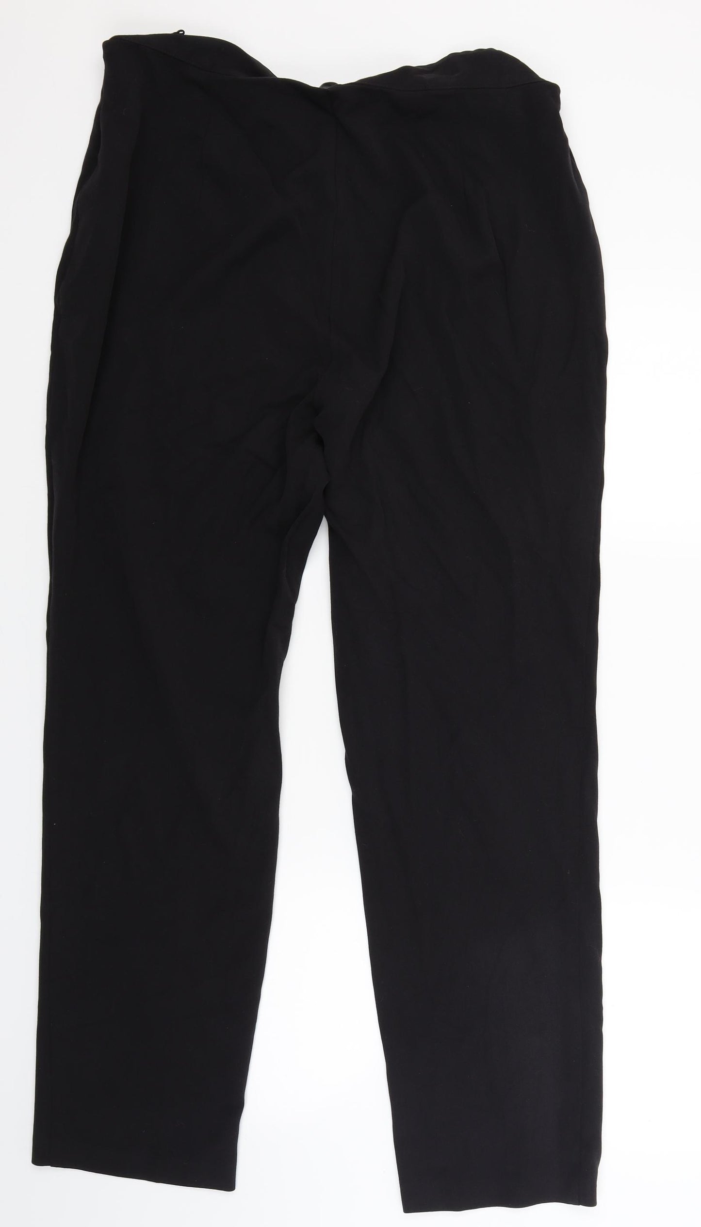 Marks and Spencer Womens Black   Trousers  Size 18 L28 in