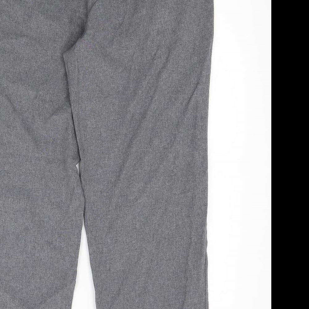 BM Womens Grey   Trousers  Size 14 L27 in