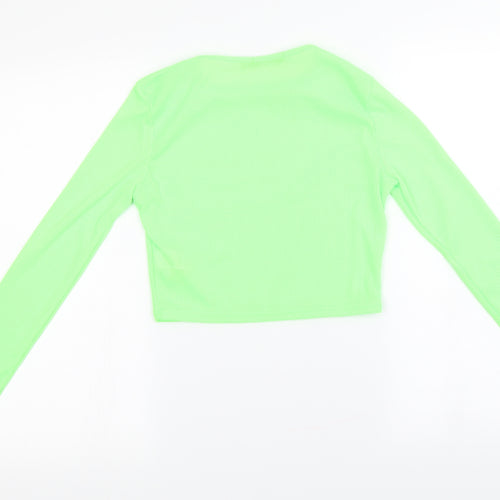 Boohoo  Womens Green   Basic T-Shirt Size 10