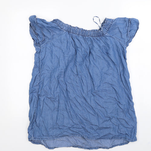 Peacocks  Womens Blue   Basic Blouse Size 14