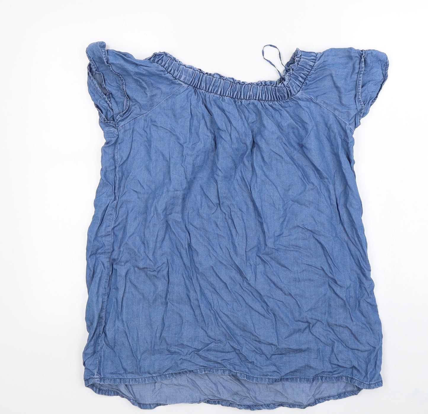 Peacocks  Womens Blue   Basic Blouse Size 14