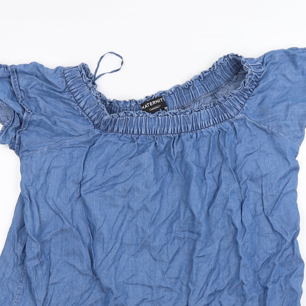 Peacocks  Womens Blue   Basic Blouse Size 14