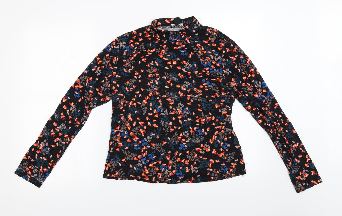 Atmosphere  Womens Black Floral  Basic T-Shirt Size 20