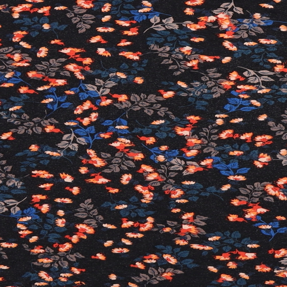 Atmosphere  Womens Black Floral  Basic T-Shirt Size 20