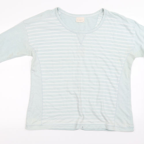 NX sport  Womens Green Striped  Pullover Jumper Size 18