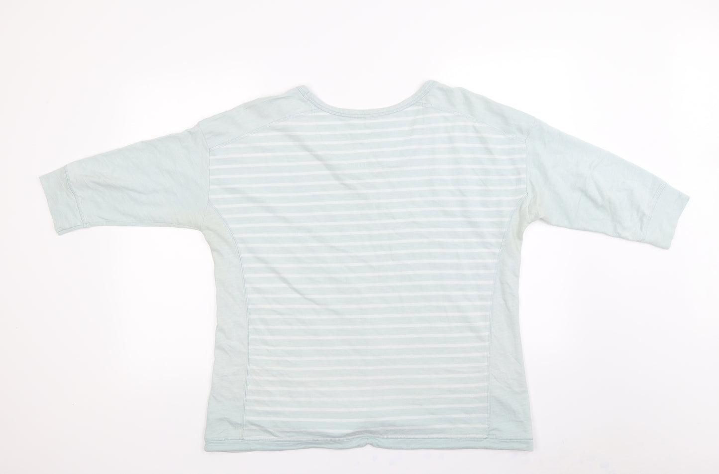 NX sport  Womens Green Striped  Pullover Jumper Size 18