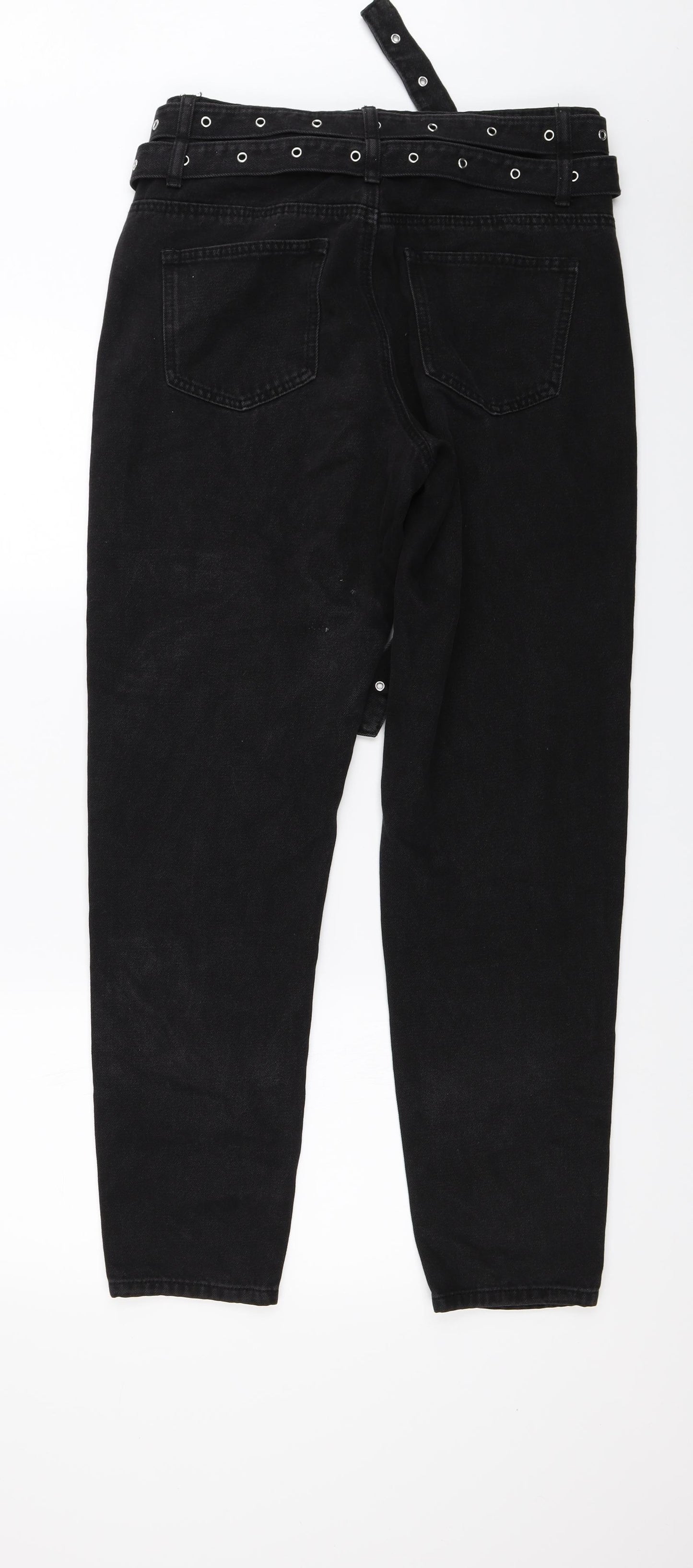 Riot  Womens Black   Straight Jeans Size 12 L29 in