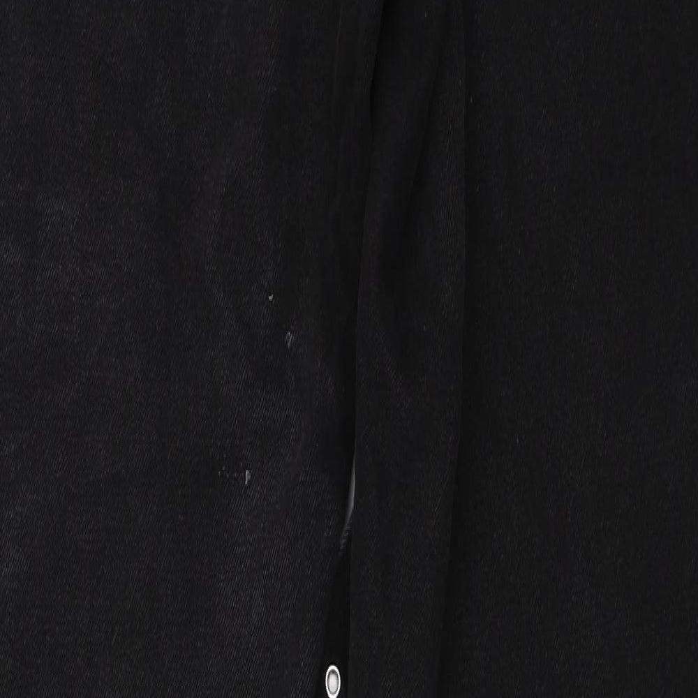 Riot  Womens Black   Straight Jeans Size 12 L29 in