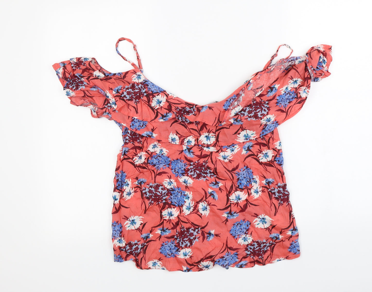 Matalan  Womens Pink Floral  Basic Blouse Size 10