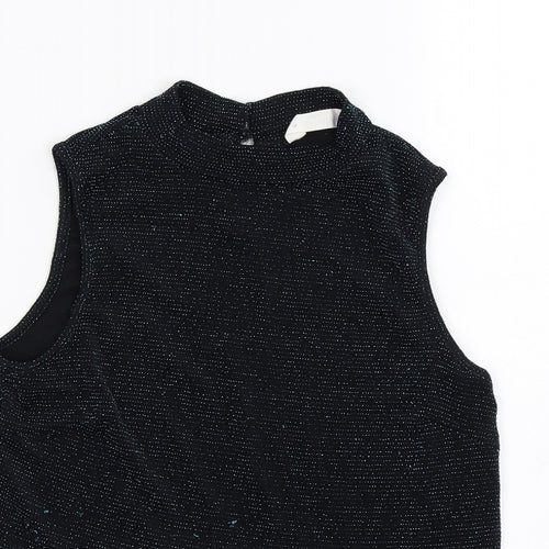 candy  Womens Black   Basic T-Shirt Size 14