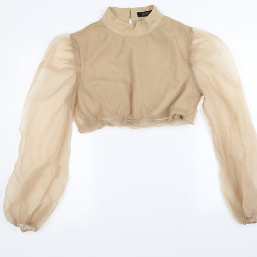 Misspap  Womens Brown   Basic Blouse Size 12