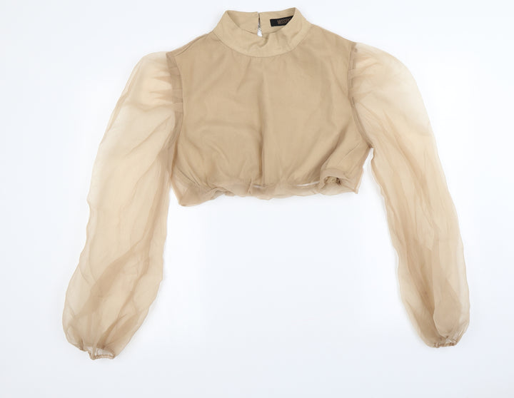Misspap  Womens Brown   Basic Blouse Size 12