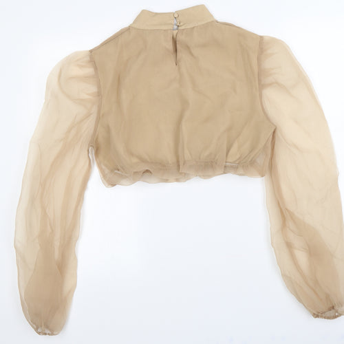 Misspap  Womens Brown   Basic Blouse Size 12