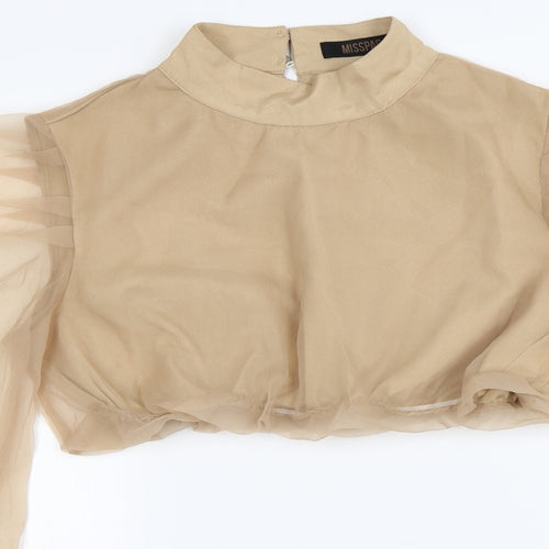 Misspap  Womens Brown   Basic Blouse Size 12