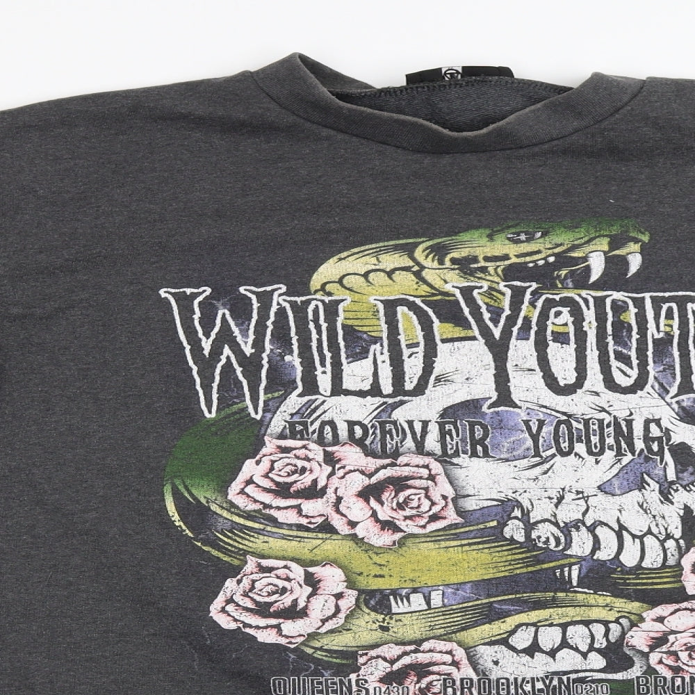 Missguided  Womens Grey   Pullover Jumper Size 6