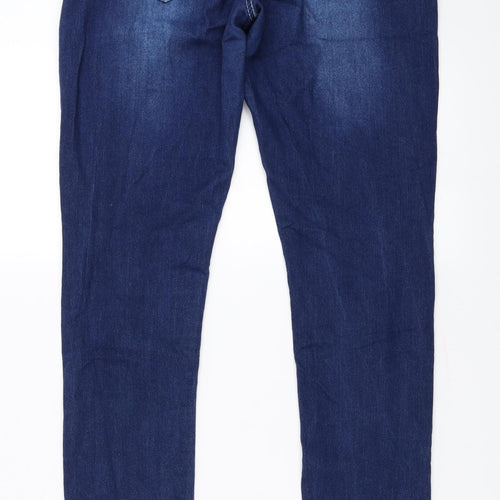 Preworn  Womens Blue   Straight Jeans Size L L28 in