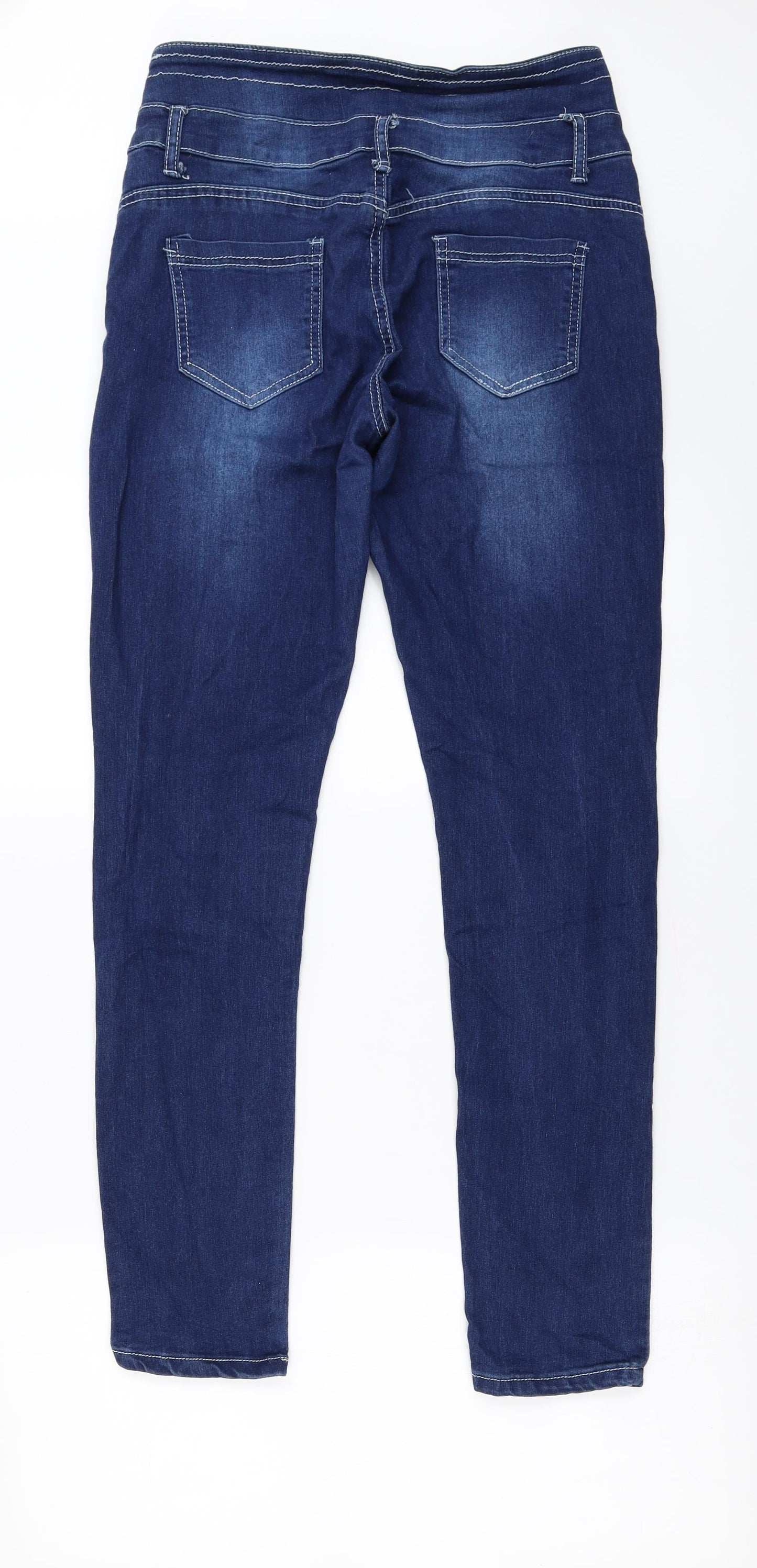 Preworn  Womens Blue   Straight Jeans Size L L28 in