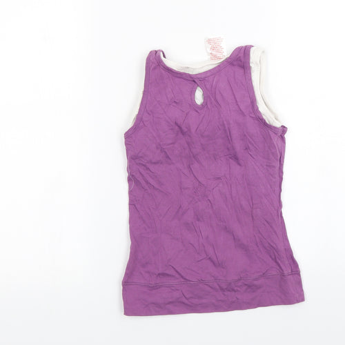 Reebok  Girls Purple   Basic T-Shirt Size 8 Years