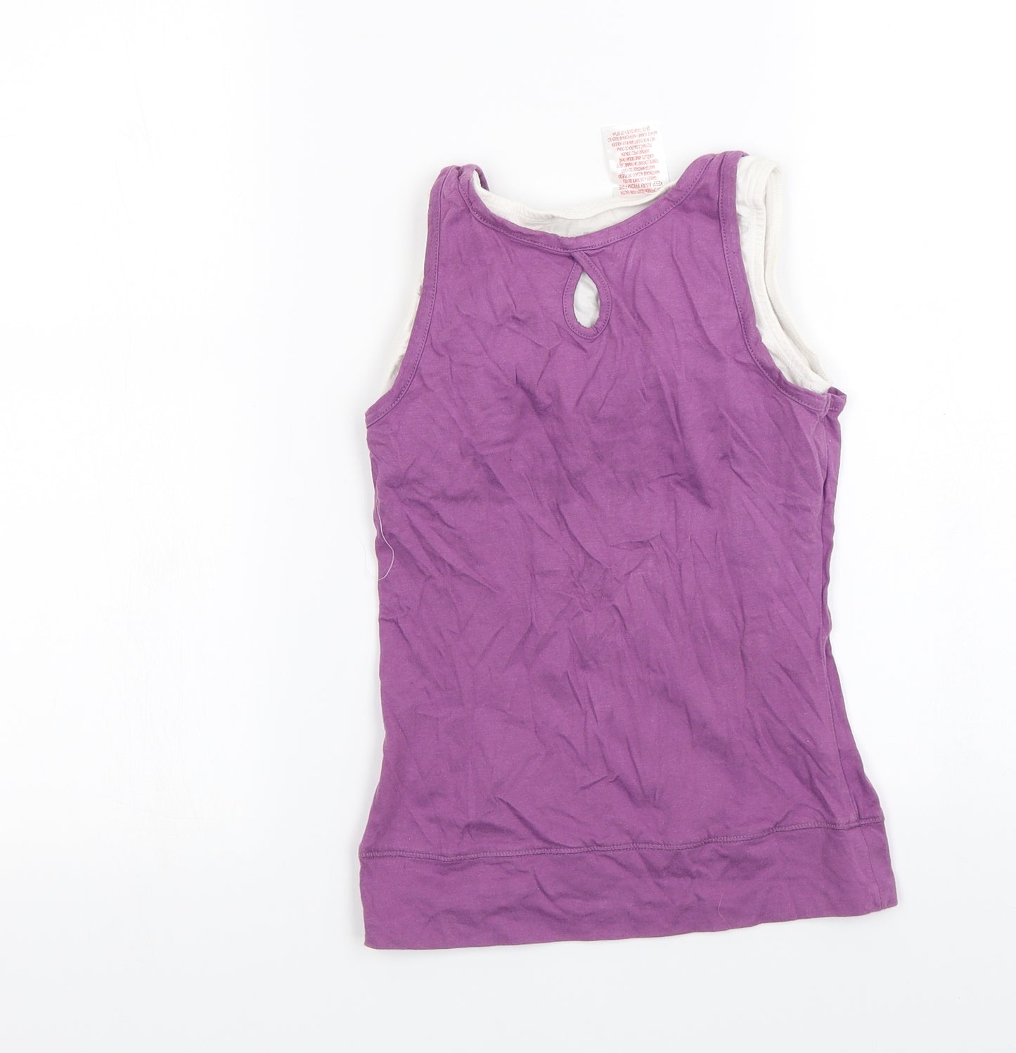 Reebok  Girls Purple   Basic T-Shirt Size 8 Years