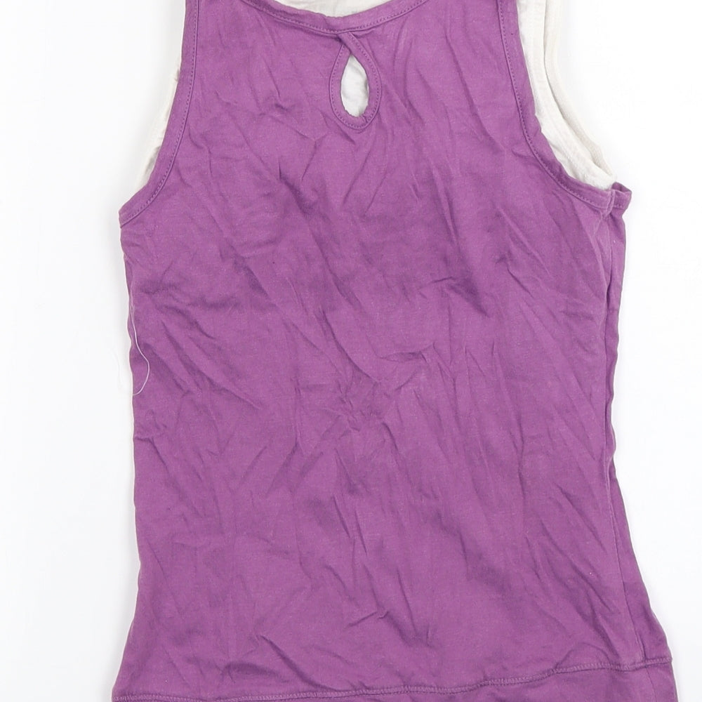 Reebok  Girls Purple   Basic T-Shirt Size 8 Years
