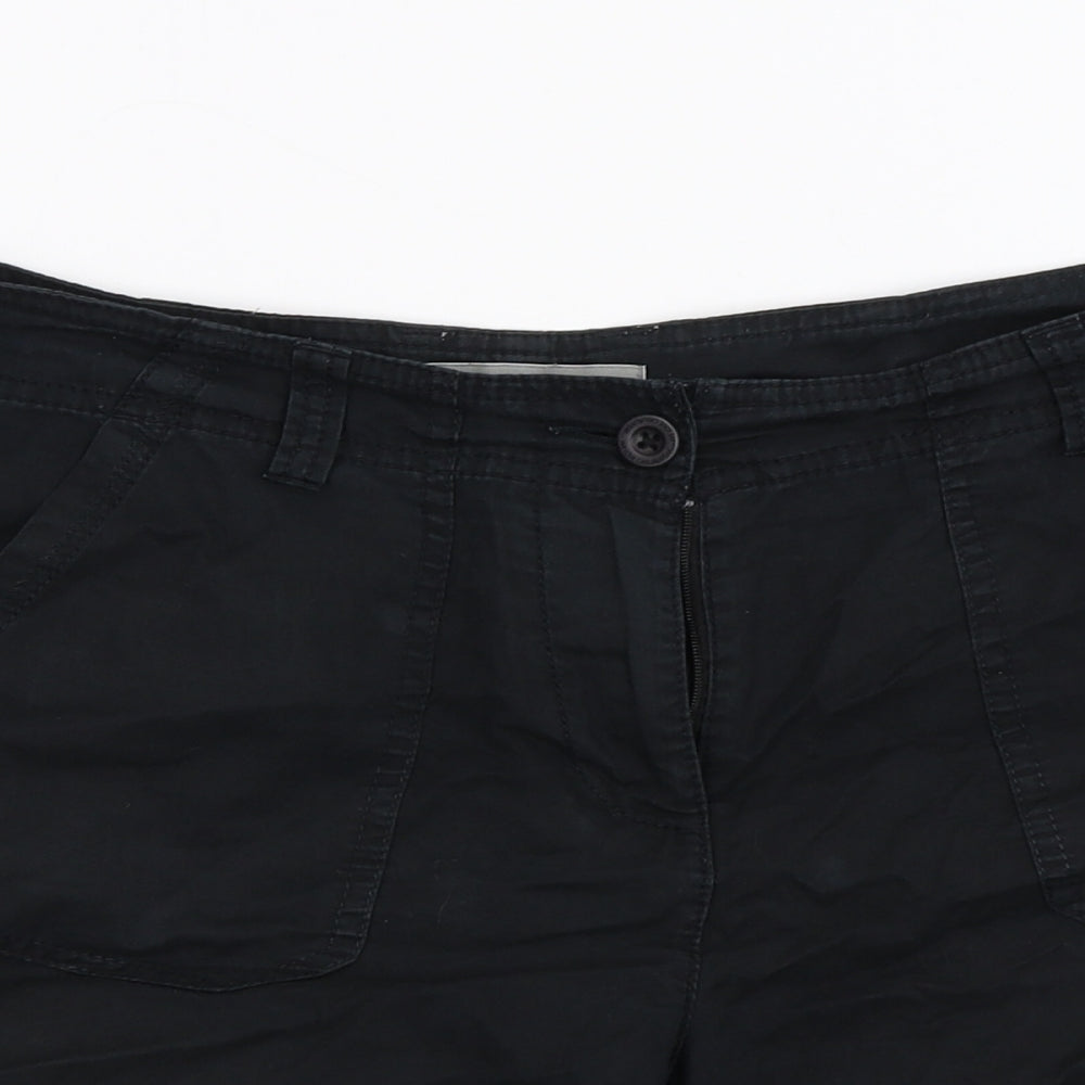 Marks and Spencer  Womens Black   Chino Shorts Size 14