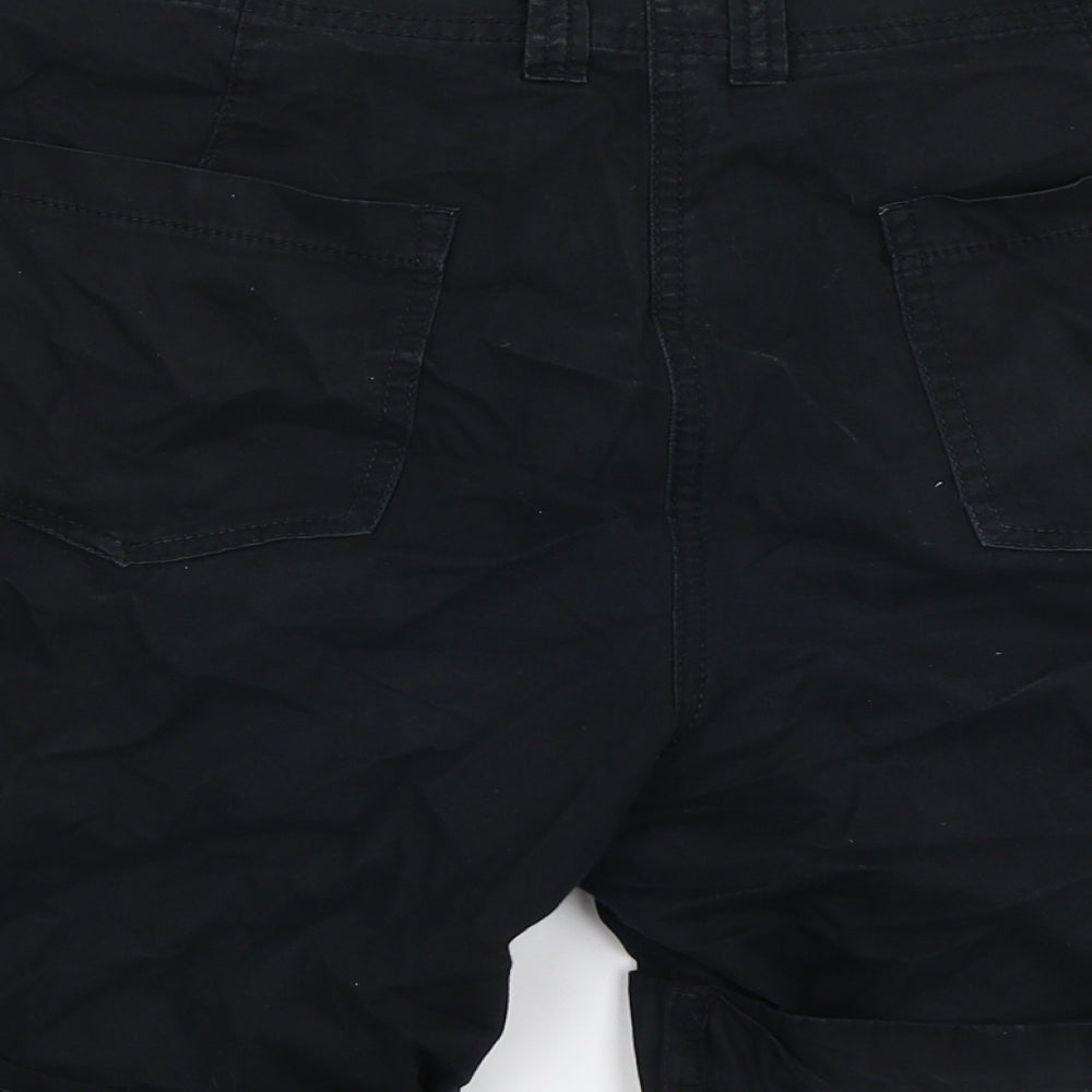 Marks and Spencer  Womens Black   Chino Shorts Size 14