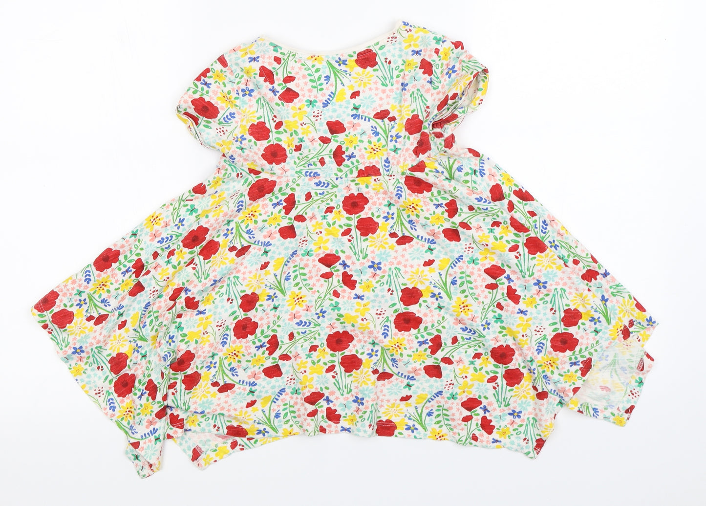 Nutmeg Girls Ivory Floral  A-Line  Size 5-6 Years