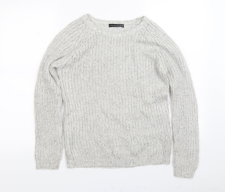 Atmosphere Womens Grey Pullover Jumper Size 6
