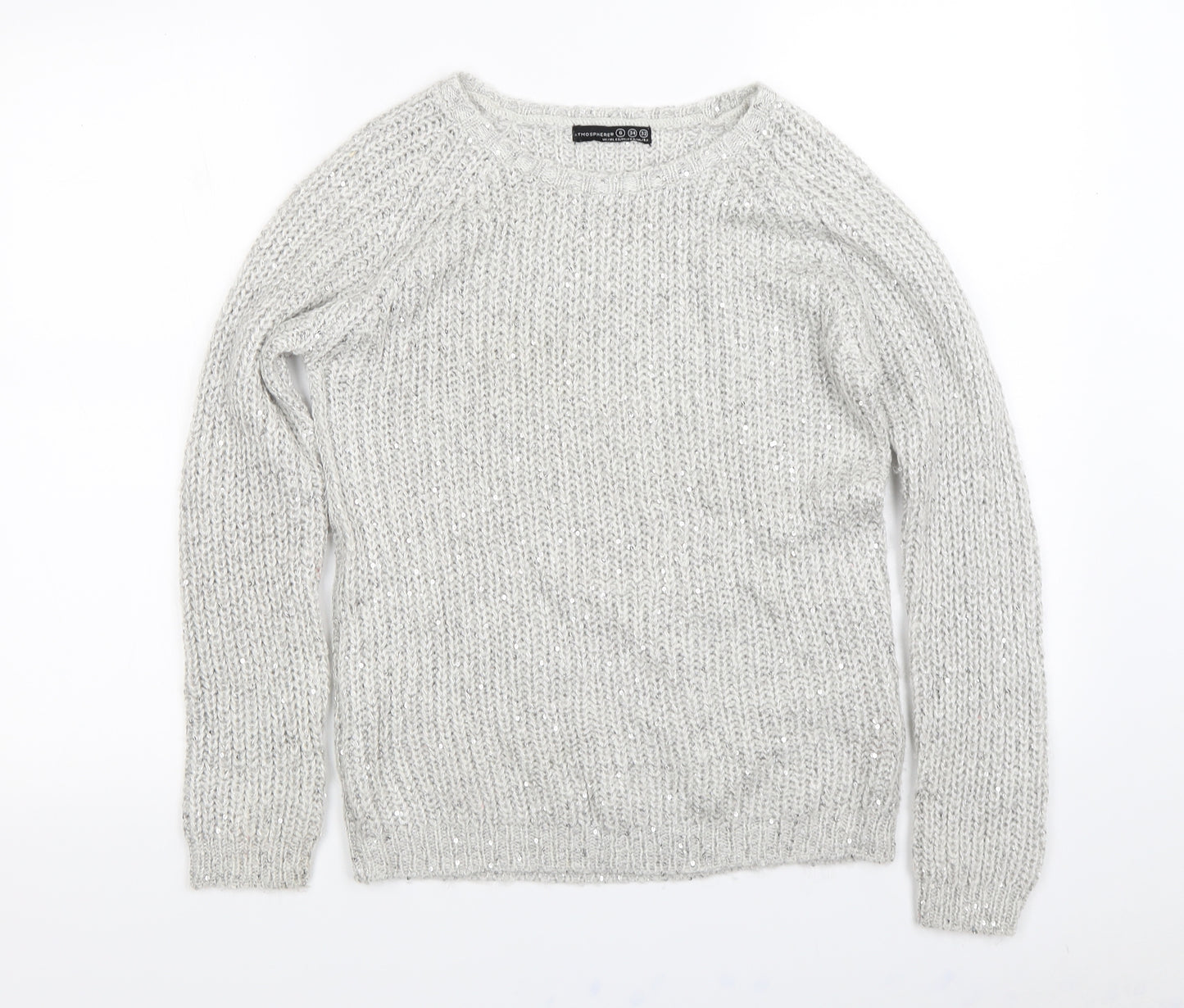 Atmosphere  Womens Grey   Pullover Jumper Size 6