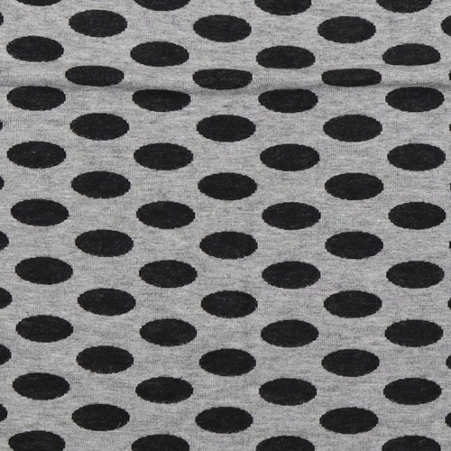TU Womens Grey Polka Dot  Pullover Jumper Size 10