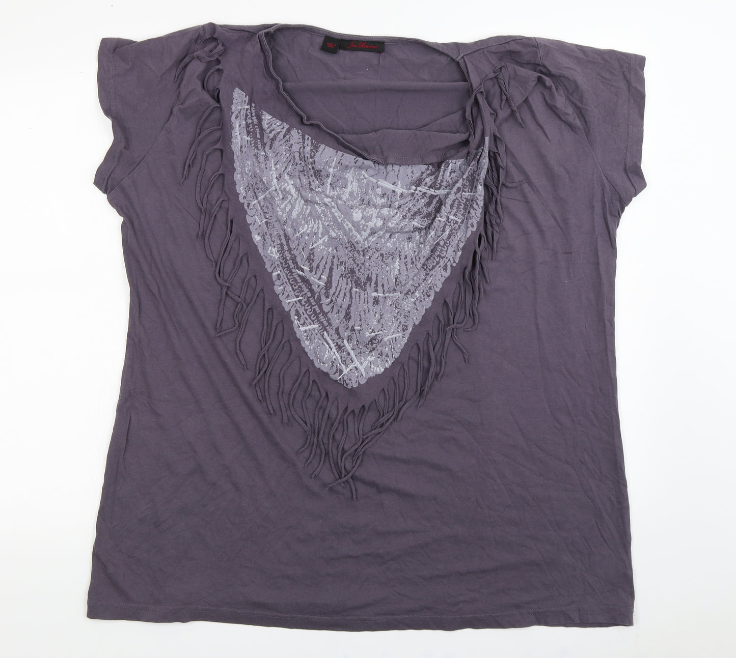 Joe Browns  Womens Grey   Basic T-Shirt Size 24