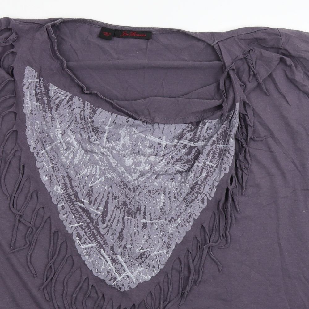 Joe Browns  Womens Grey   Basic T-Shirt Size 24