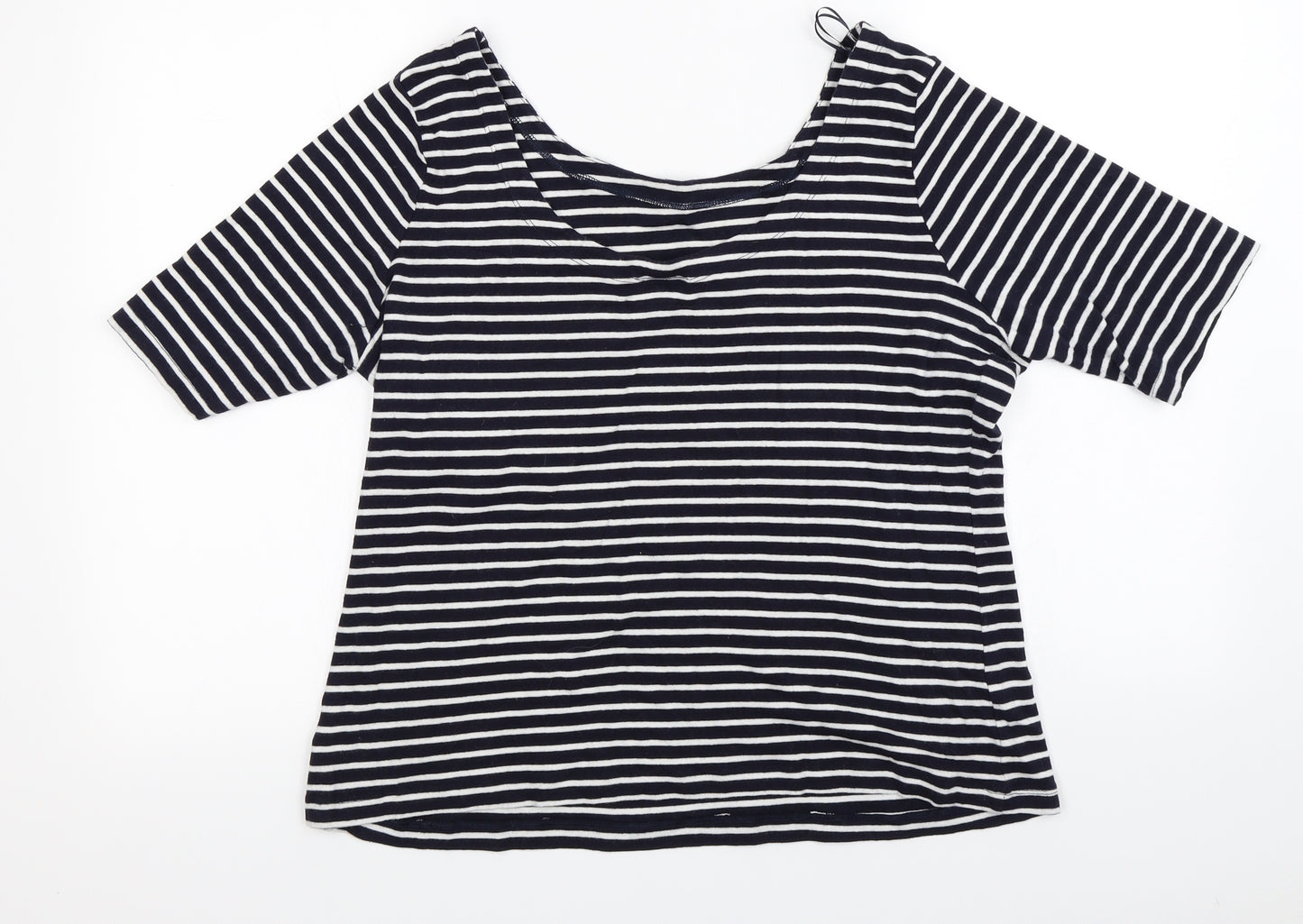 Papaya  Womens Blue Striped  Camisole T-Shirt Size 20