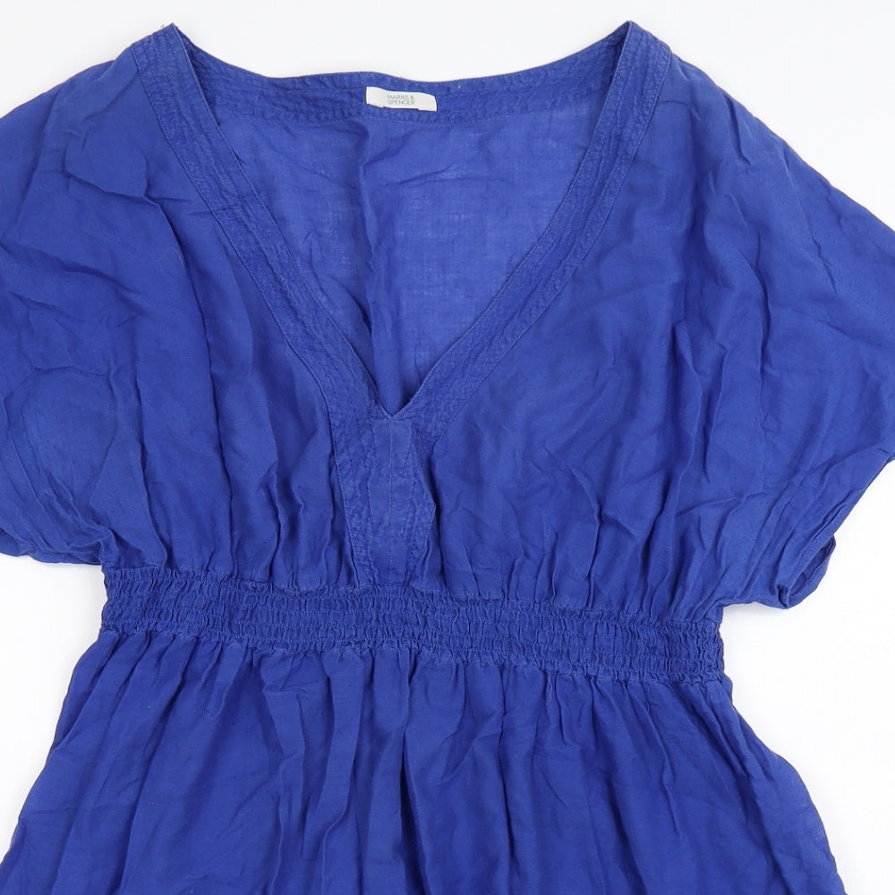 Marks and Spencer Womens Blue   A-Line  Size 20