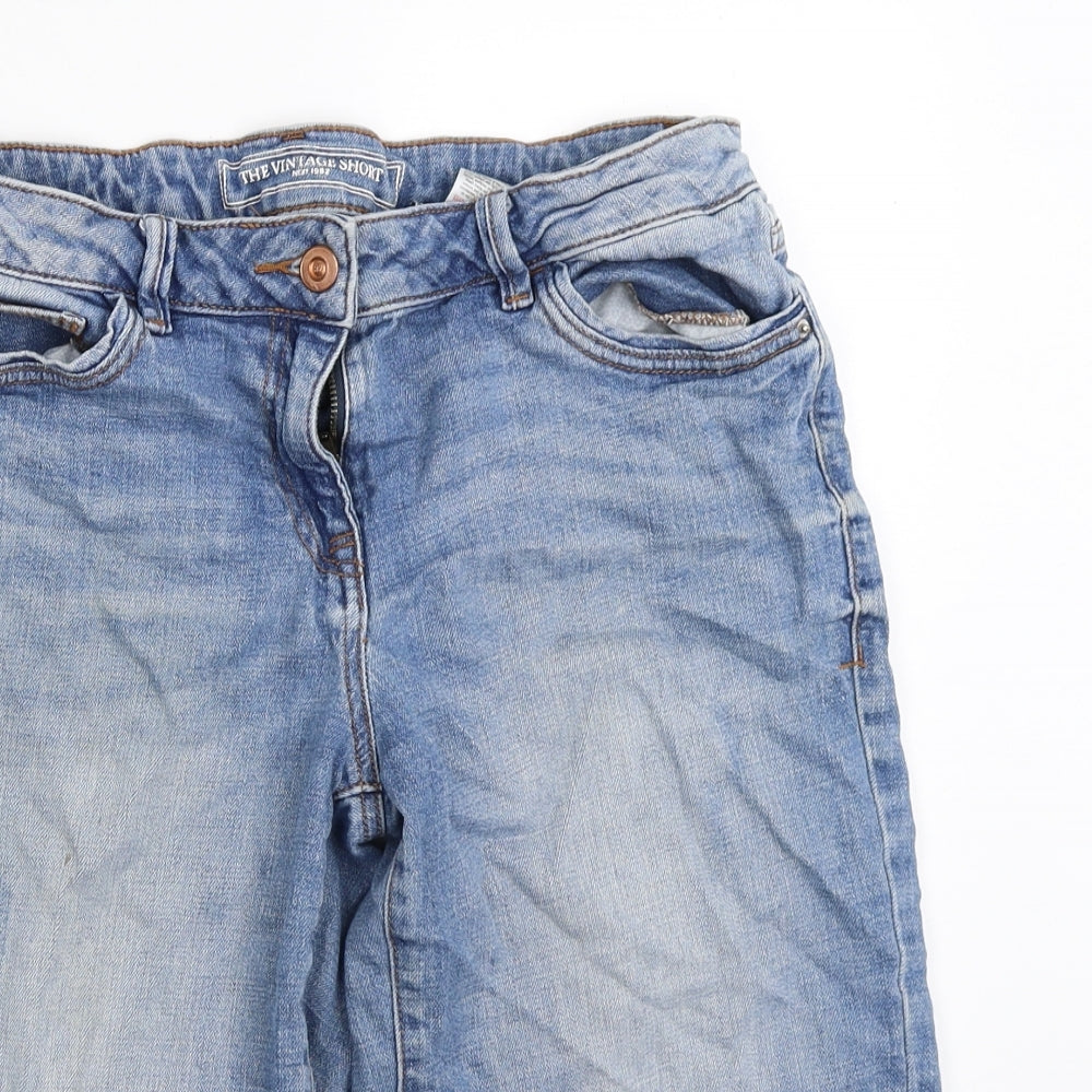NEXT  Womens Blue   Cut-Off Shorts Size 10