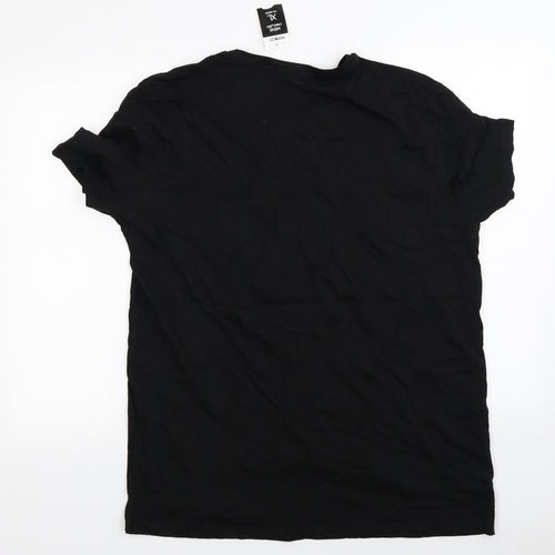 PEP&CO  Womens Black   Basic T-Shirt Size XL