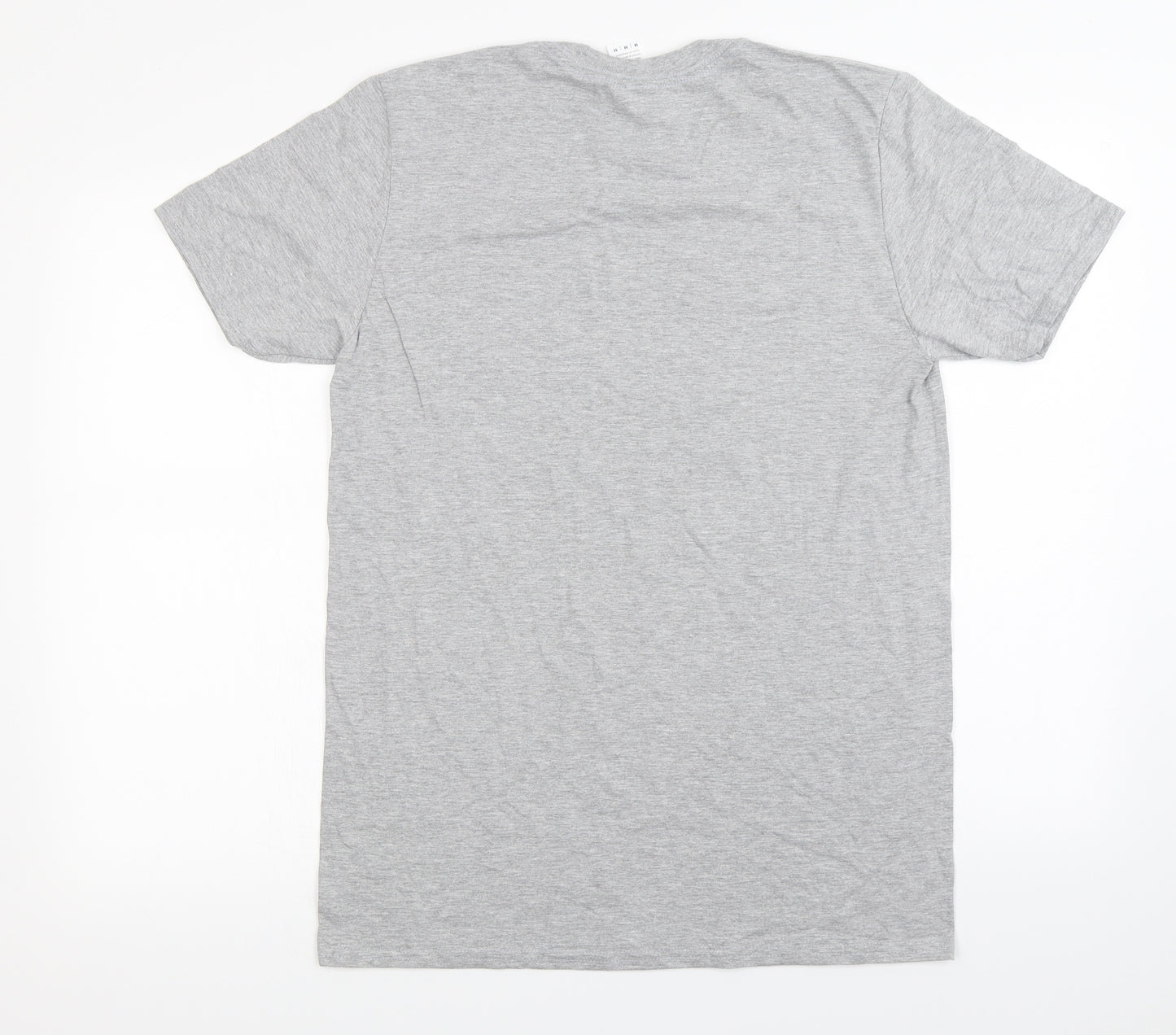 Gildan  Mens Grey    T-Shirt Size M