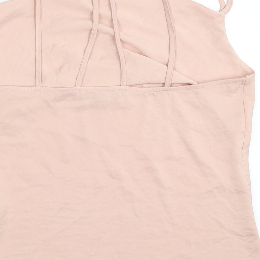 New Look Womens Pink   Camisole Blouse Size 10