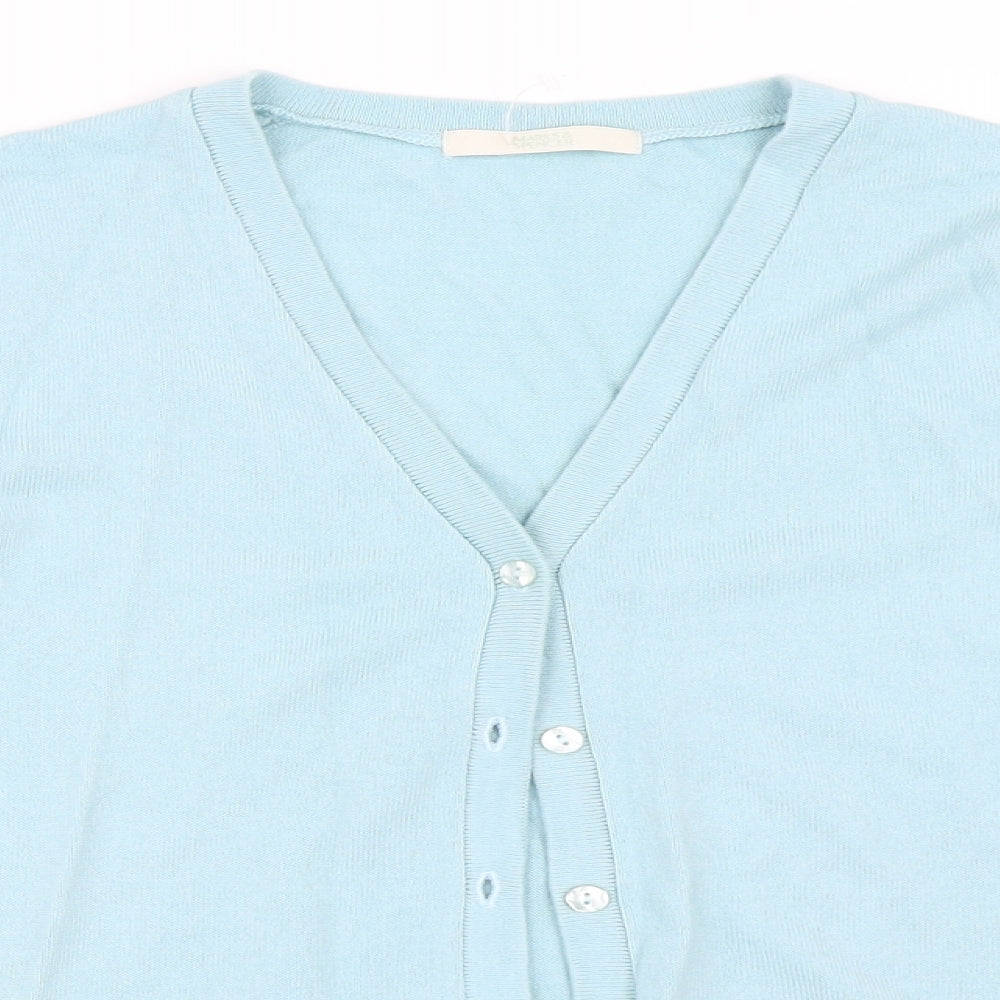 Marks and Spencer Womens Blue   Cardigan Jumper Size 14