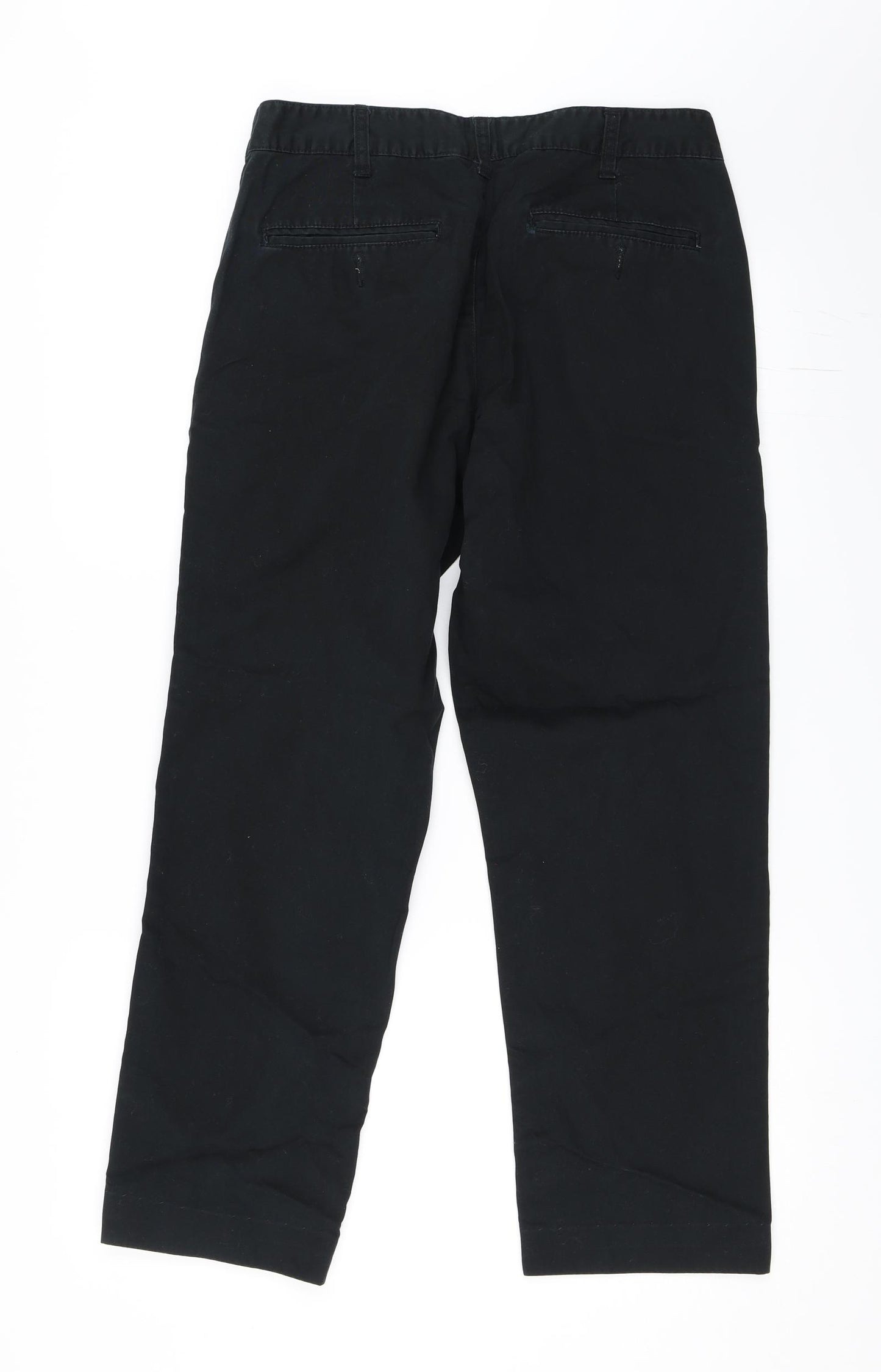 Easy Mens Black   Chino Trousers Size 32 in L30 in