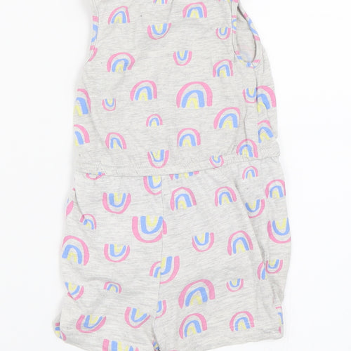 Primark Girls Grey   Romper One-Piece Size 12-18 Months
