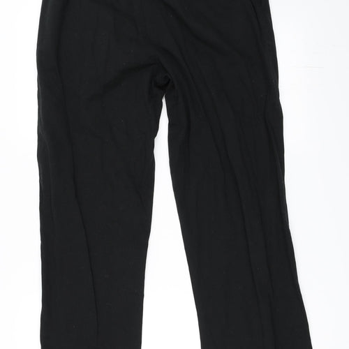 Marks and Spencer Mens Black   Chino Trousers Size 32 in L31 in