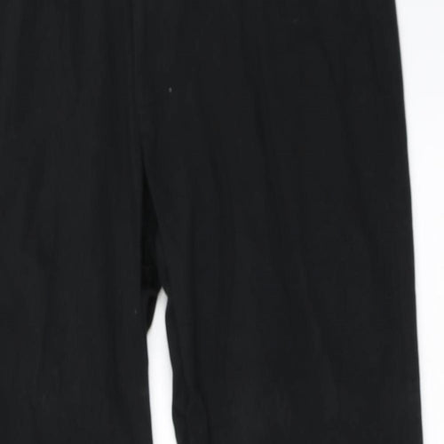 Marks and Spencer Mens Black   Chino Trousers Size 32 in L31 in