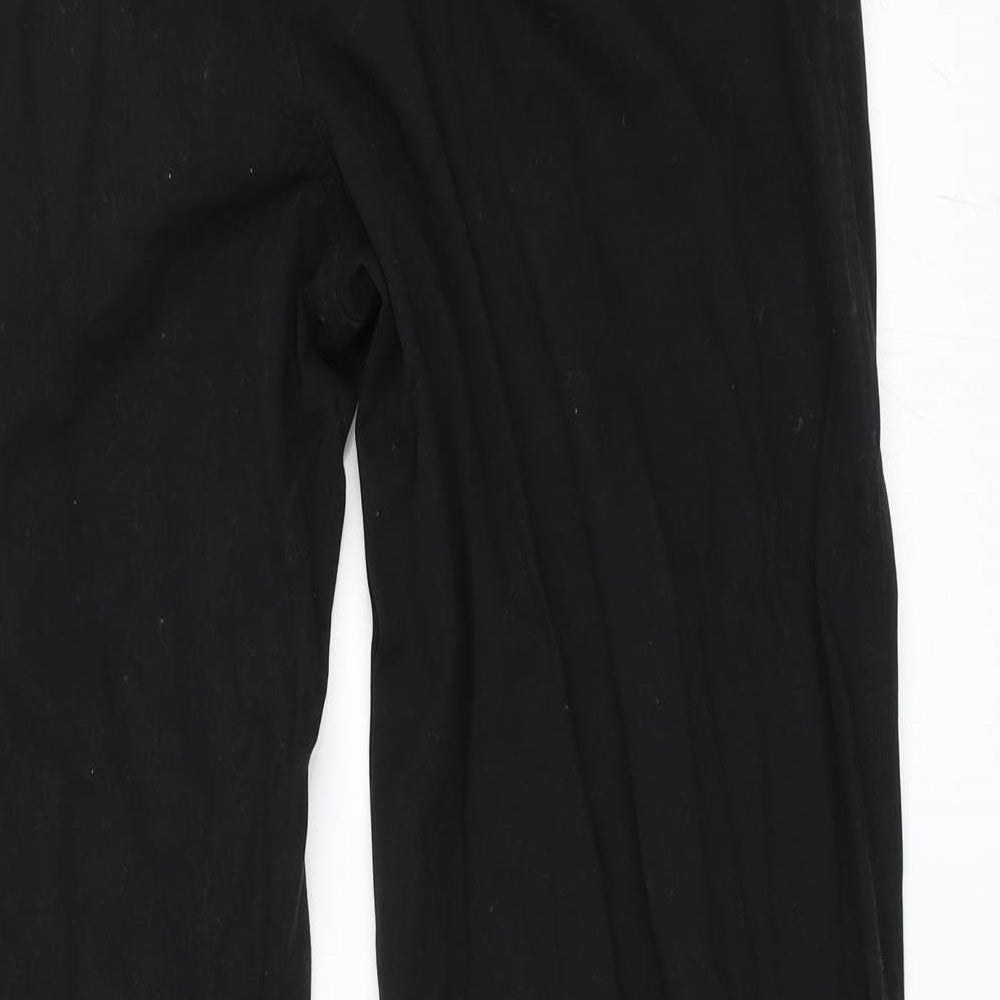 Marks and Spencer Mens Black   Chino Trousers Size 32 in L31 in